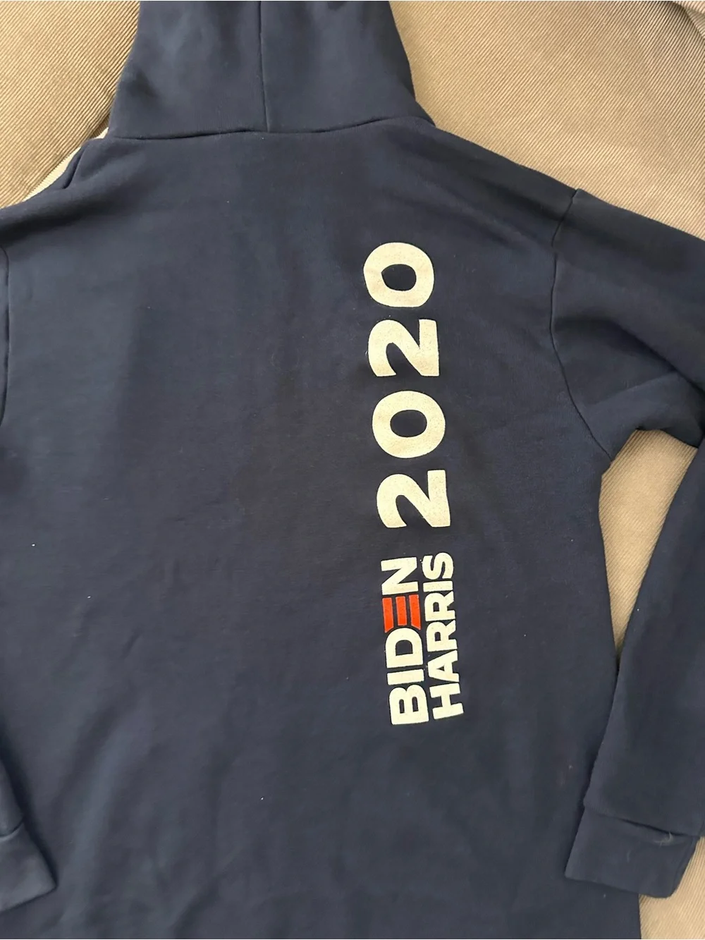 Rare Joe Biden & Kamala Harris 2020 Authentic Campaign Full Zip Hoodie Size L